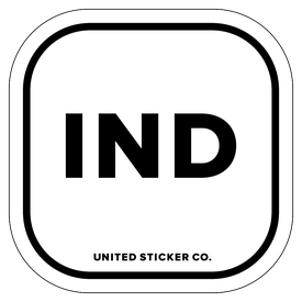 Badge_Lettering_Places_India [ IND ]_Vinyl_Sticker