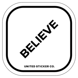 Badge_Lettering_Words & Phrases_[ Believe ]_Vinyl_Sticker