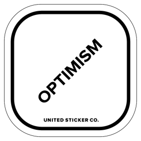 Badge_Lettering_Words & Phrases_[ Optimism ]_Vinyl_Sticker