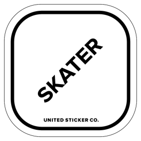 Badge_Lettering_Words & Phrases_[ Skater ]_Vinyl_Sticker