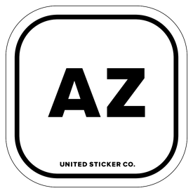 Badge_Lettering_Places_Arizona [ AZ ]_Vinyl_Sticker