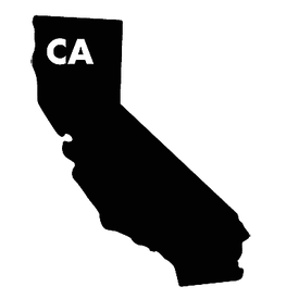 Diecut_State_Letters_California [ CA ]_Vinyl_Sticker