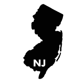 Diecut_State_Letters_New Jersey [ NJ ]_Vinyl_Sticker