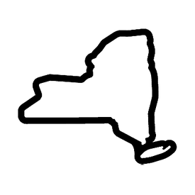Diecut_State_Outline_New York_Vinyl_Sticker