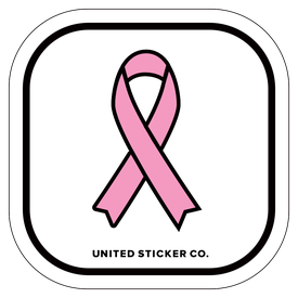 Badge_Icon_Awareness_Pink Ribbon_Vinyl_Sticker