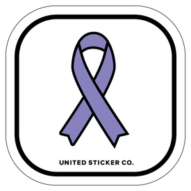 Badge_Icon_Awareness_Purple Ribbon_Vinyl_Sticker