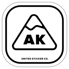 Badge_Mountain_Words & Phrases_Alaska [ AK ]_Vinyl_Sticker
