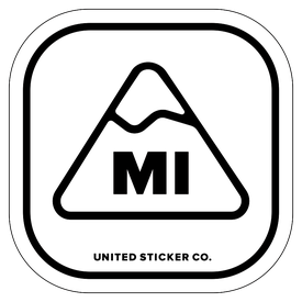 Badge_Mountain_Places_Michigan [ MI ]_Vinyl_Sticker