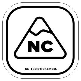 Badge_Mountain_Places_North Carolina [ NC ]_Vinyl_Sticker