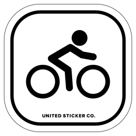 Badge_Stick figure_Sports & Recreation_Road Bike_Vinyl_Sticker