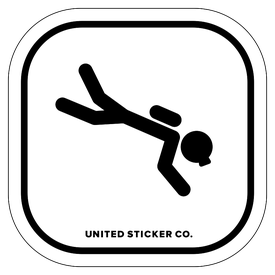 Badge_Stick Figure_Sports & Recreation_Scuba Diving_Vinyl_Sticker