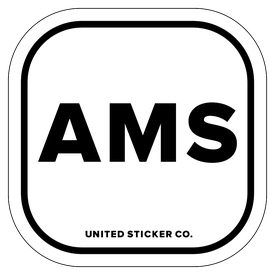 Badge_Lettering_Places_Amsterdam [ AMS ]_Vinyl_Sticker