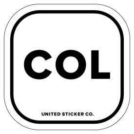 Badge_Lettering_Places_Columbia [ COL ]_Vinyl_Sticker