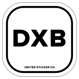 Badge_Lettering_Places_Dubai [ DXB ]_Vinyl_Sticker