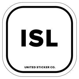 Badge_Lettering_Places_Iceland [ ISL ]_Vinyl_Sticker