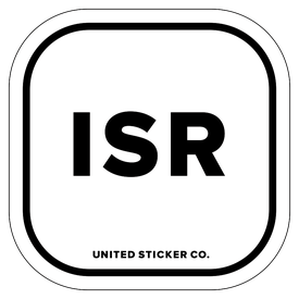 Badge_Lettering_Places_Isreal [ ISR ]_Vinyl_Sticker
