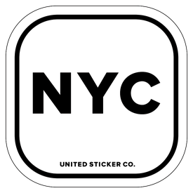 Badge_Lettering_Places_New York City [ NYC ]_Vinyl_Sticker