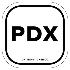 Badge_Lettering_Places_Portland [ PDX ]_Vinyl_Sticker