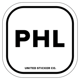 Badge_Lettering_Places_Philadelphia [ PHL ]_Vinyl_Sticker