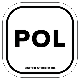 Badge_Lettering_Places_Poland [ POL ]_Vinyl_Sticker