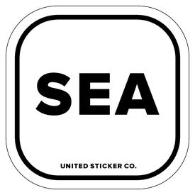 Badge_Lettering_Places_Seattle [ SEA ]_Vinyl_Sticker
