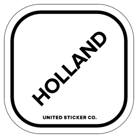 Badge_Lettering_Places_Holland_Vinyl_Sticker