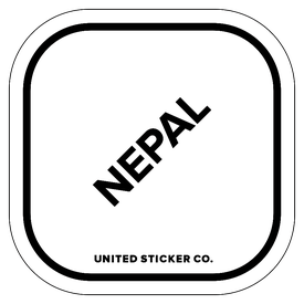 Badge_Lettering_Places_Nepal_Vinyl_Sticker