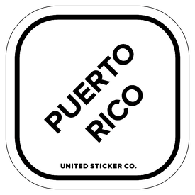Badge_Lettering_Places_Puerto Rico_Vinyl_Sticker