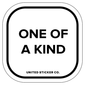 Badge_Lettering_Words & Phrases_[ One of a Kind ]_Vinyl_Sticker