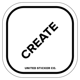 Badge_Lettering_Words & Phrases_[ Create ]_Vinyl_Sticker