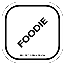 Badge_Lettering_Words & Phrases_[ Foodie ]_Vinyl_Sticker