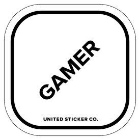 Badge_Lettering_Words & Phrases_[ Gamer ]_Vinyl_Sticker