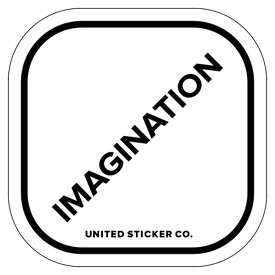 Badge_Lettering_Words & Phrases_[ Imagination ]_Vinyl_Sticker