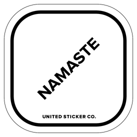 Badge_Lettering_Words & Phrases_[ Namaste ]_Vinyl_Sticker