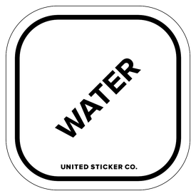 Badge_Lettering_Words & Phrases_[ Water ]_Vinyl_Sticker