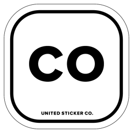 Badge_Lettering_Places_Colorado [ CO ]_Vinyl_Sticker