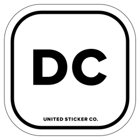 Badge_Lettering_Places_Washington DC [ DC ]_Vinyl_Sticker