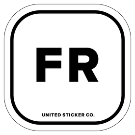 Badge_Lettering_Places_France [ FR ]_Vinyl_Sticker