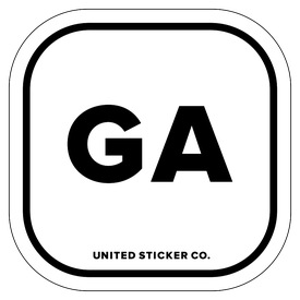 Badge_Lettering_Places_Georgia [ GA ]_Vinyl_Sticker