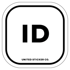 Badge_Lettering_Places_Idaho [ ID ]_Vinyl_Sticker