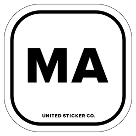 Badge_Lettering_Places_Massachusetts [ MA ]_Vinyl_Sticker
