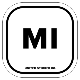 Badge_Lettering_Places_Michigan [ MI ]_Vinyl_Sticker