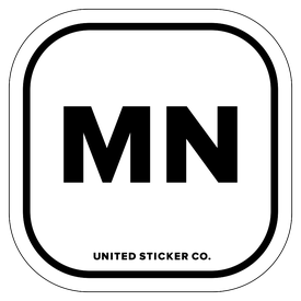 Badge_Lettering_Places_Minnesota [ MN ]_Vinyl_Sticker