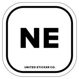Badge_Lettering_Places_Nebraska [ NE ]_Vinyl_Sticker