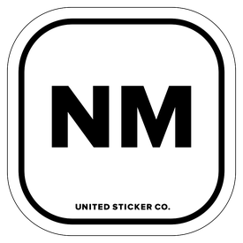Badge_Lettering_Places_New Mexico [ NM ]_Vinyl_Sticker