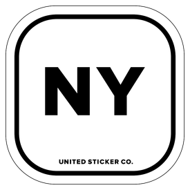 Badge_Lettering_Places_New York [ NY ]_Vinyl_Sticker