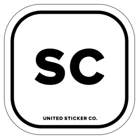 Badge_Lettering_Places_South Carolina [ SC ]_Vinyl_Sticker