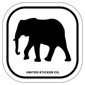 Badge_Icon_Animals_Elephant_Vinyl_Sticker
