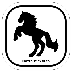 Badge_Icon_Animals_Horse_Vinyl_Sticker