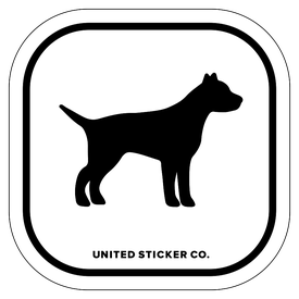 Badge_Icon_Animals_Terrier dog_Vinyl_Sticker